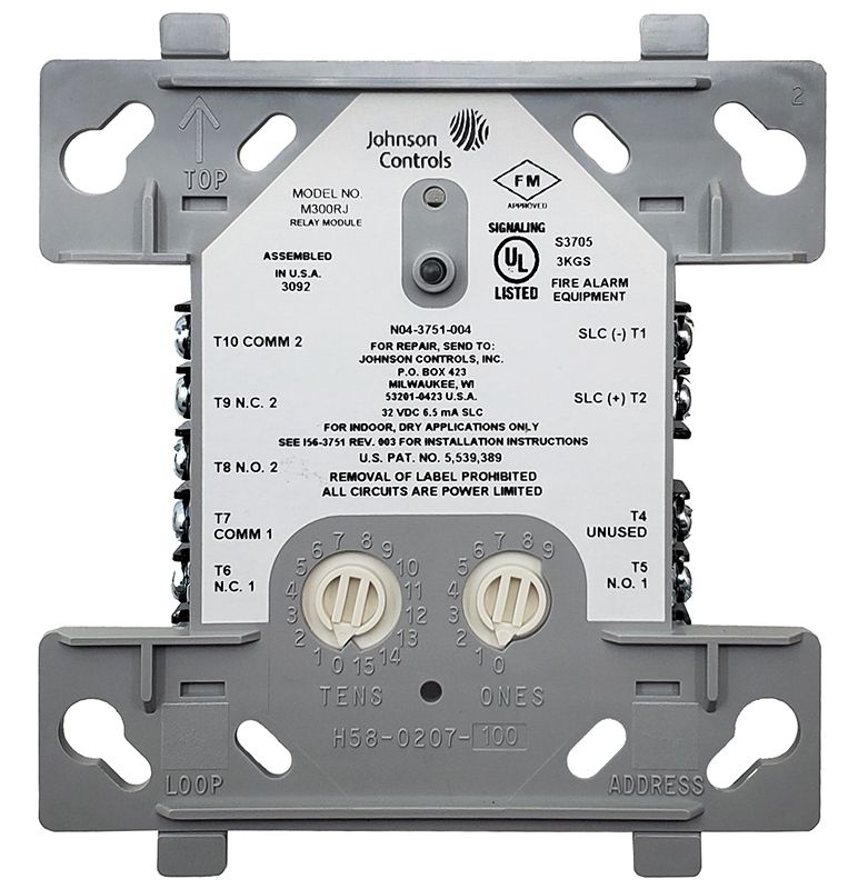 MÓDULO DE CONTROL DE RELAY JOHNSON CONTROLS M300RJ Blacksteel